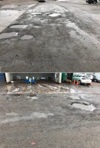Find pothole repairs company UK